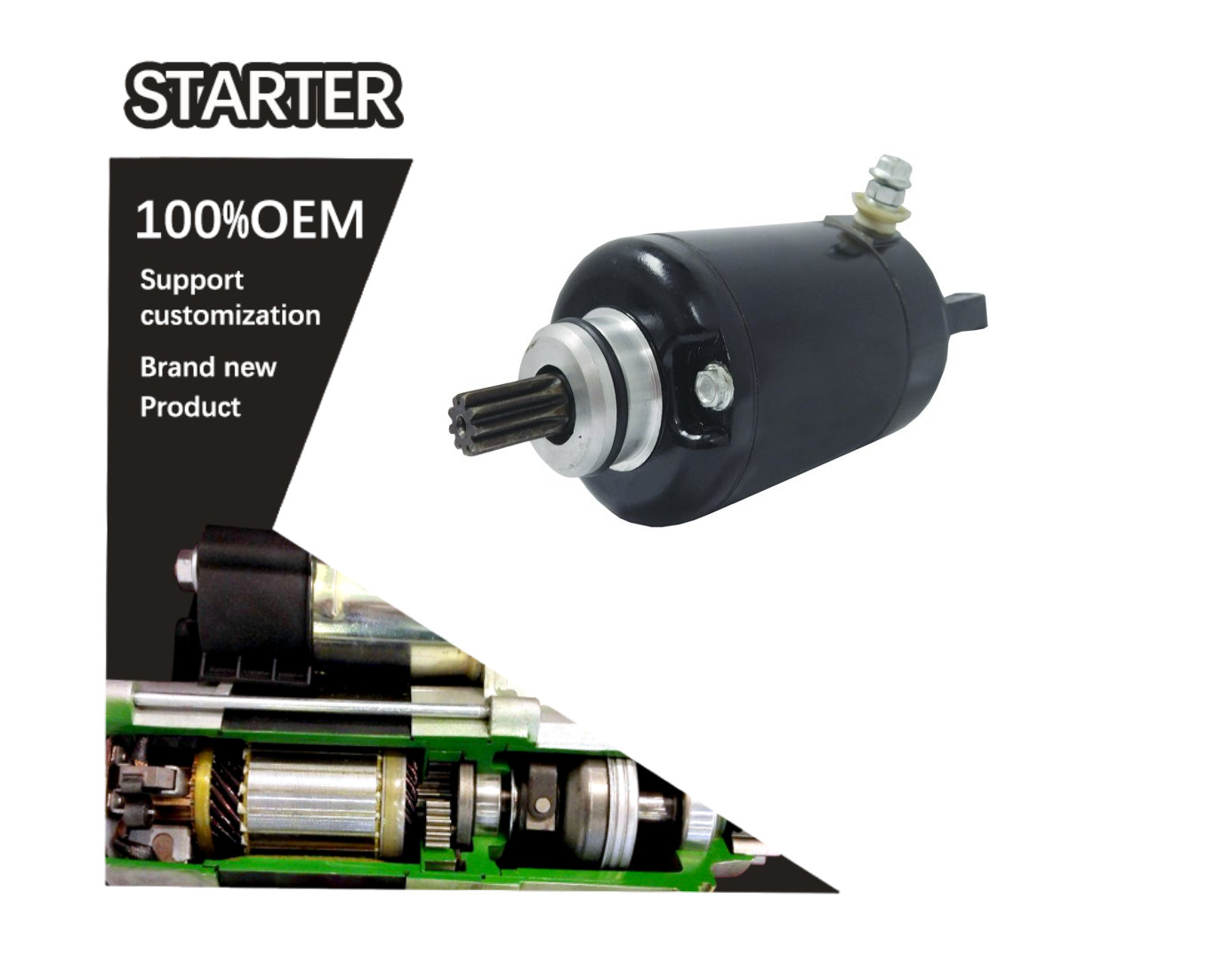 12V 9T CW STARTER 211631100, 211631136, 211631205, 211631221, 211631317 21163-1100, 21163-1136, 21163-1205, 21163-1221