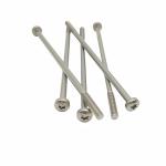Pan Head Screws Partially Threaded Stainless Steel Material Flower Shaped Groove