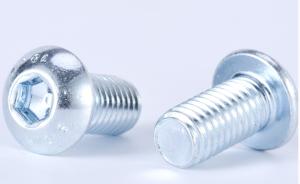 Wholesale ISO7380 Steel Button Head Hex Drive Screws , Zinc Plated M5 Hex Screw from china suppliers