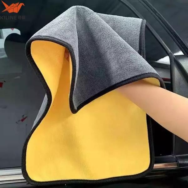 Factory Supply 30x30 30x40 600gsm Microfiber Cleaning Car Towel Car Wash Cloth