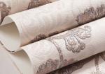Waterproof Vinyl Country Style Wallpaper with Floral Pattern for Bedroom