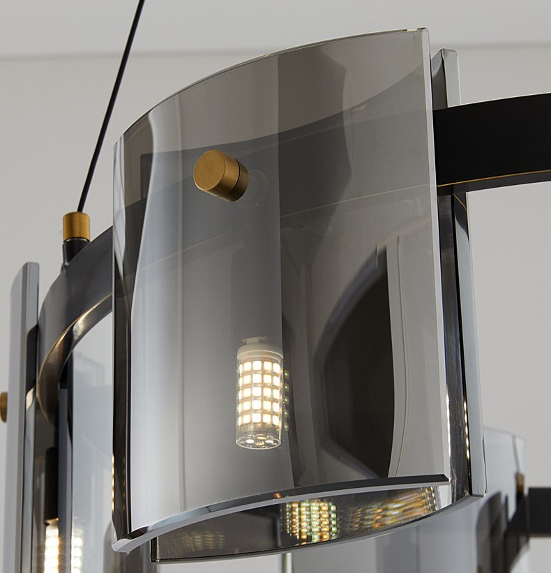 AC240V High Gloss Decorative Lamps Glass Modern Pendant Light ODM