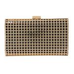 Holes Pattern DIY Metal Hollow Out Clutch Frame 18.4*10.4cm