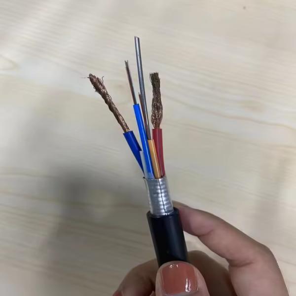 48 Core Armored Fiber Optical Cable GDTA GDTS Photoelectric Hybrid Fiber Optic