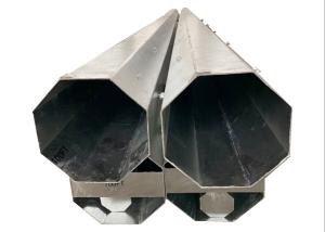 Wholesale Polygonal Hot Galvanized square tubing Overhead Line Electrical Power Steel Pole from china suppliers