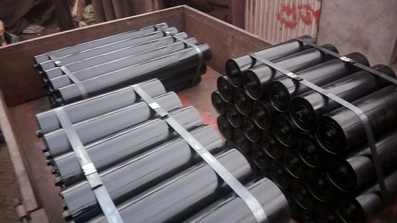 Garland Idler Belt Conveyor Spare Parts Carrying Roller Idler Conveyor