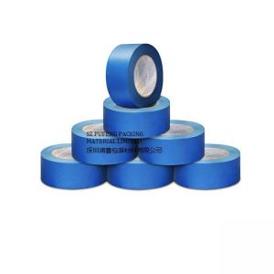 Wholesale 3M RoHS Masking Adhesive Tape With UV Resistant Crepe Paper , Blue Heat Resistant Masking Tape from china suppliers