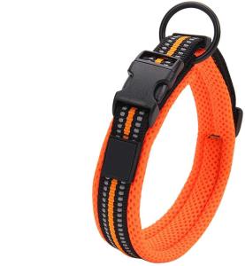 Wholesale Soft Nylon Dog Collar 3M Reflective Material from china suppliers
