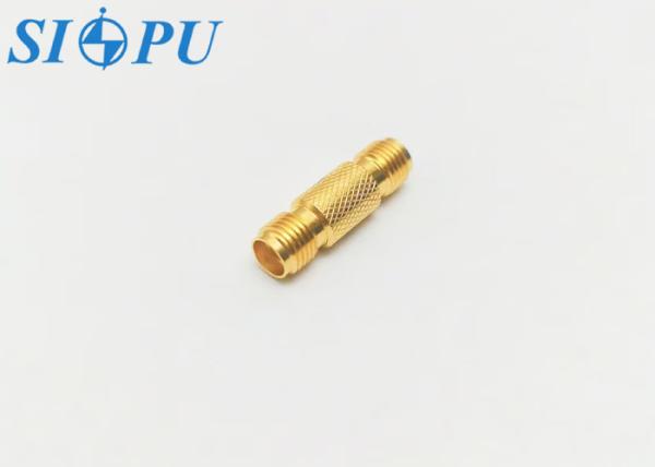 SMA Female to SMA Female RF Coaxial Adapter – Gold Plated