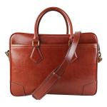 Riendly Recycled Leather Briefcase Leather Laptop Bag For Men Fashion Men