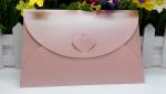 Multi-color optional heart buckle decoration pearl paper envelope for creative