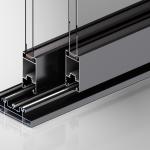 Sleek Aluminium Sliding Doors 2mm Horizontal Opening Frame Sliding Glass Door