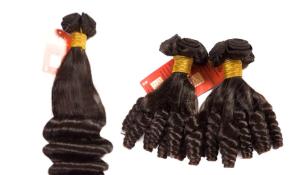 Wholesale Ombre Funmi Curl Grade 6A Virgin Hair Bundles , 10 Inch - 18 Inch Long from china suppliers