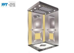 Wholesale Golden Mirror Elevator Cabin Decoration Landing Door Height 2100 / 2200MM For Commercial Elevator from china suppliers