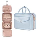Custom Logo Foldable Portable Storage Pink Cosmetic Bags Makeup Organizer Travel