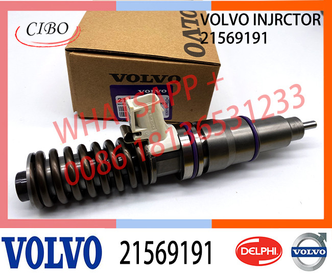 Excavator Parts Common Rail Injector Truck Diesel Fuel Injector 21569191 VOE21569191