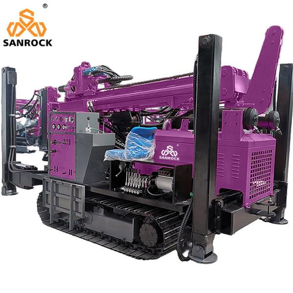 Deep Water Drilling Equipment Crawler Water Well Drilling Rig with Hydraulic