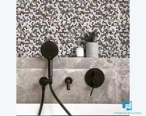 Wholesale Button Shaped Decorative Wall Porcelain Tiles Mixed Color 6mm Thickness from china suppliers