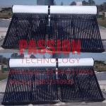 500L Vacuum Tube Compact Solar Water Heater Tap Water Flat Roof Solar Collector