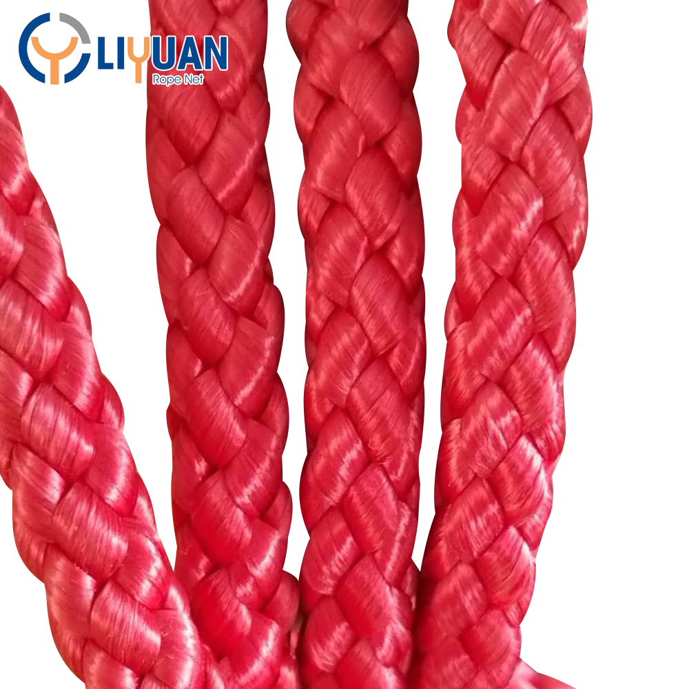 Heavy Duty Nylon 60mm 8 Strand HMWPE Polypropylene Mooring Rope for Marine Equipment