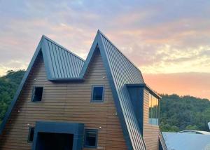 Wholesale Prefabricated Cabins Lodges With Hot Tubs Light Steel Framing Beautiful Wooden House Resort Bunglalow from china suppliers