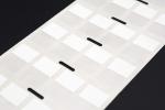 60x25-23mm,2mil White Matte Translucent Water Resistant Vinyl Cable Label