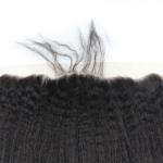 Yaki Kinky Straight 13x4 Lace Closure 100% Remy Hair Extensions For Black Women