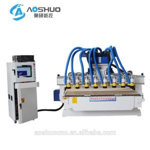Wholesale Cnc Router Rotary Axis CNC Wood Carving Machine 2.2KW 6 Heads Indian God Statue from china suppliers