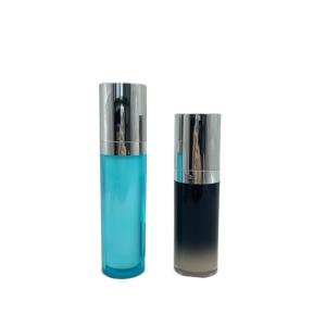 Wholesale Acrylic Cosmetic Pump Bottle 15ml Gradual Discoloration ABS Leak proof For Lotion from china suppliers