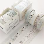 Waterproof Adhesive 50mm Solid Color Washi Tape For Kids