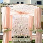 Wedding Event Party Decoration Adjustable Round Pipe Curtain Drape Stage Wedding