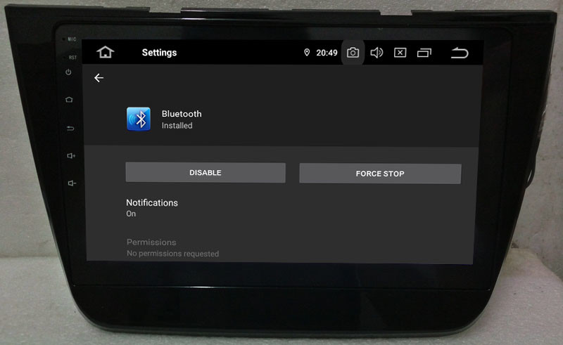 Ouchuangbo car stereo navigation for MG ZS support BT MP3 mirror link android 9.0 OS 4+64