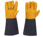 Welding Gloves Wear-Resistant And Heat-Insulating Extended Leather Welder Labor