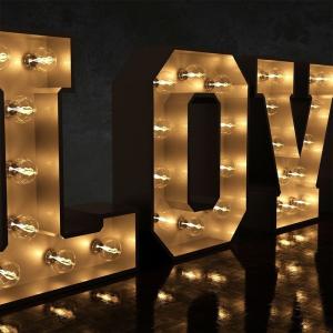 Wholesale Marquee Letter Led Big Numbers Giant Light Up Letters Led Marquee for Wedding Decor from china suppliers