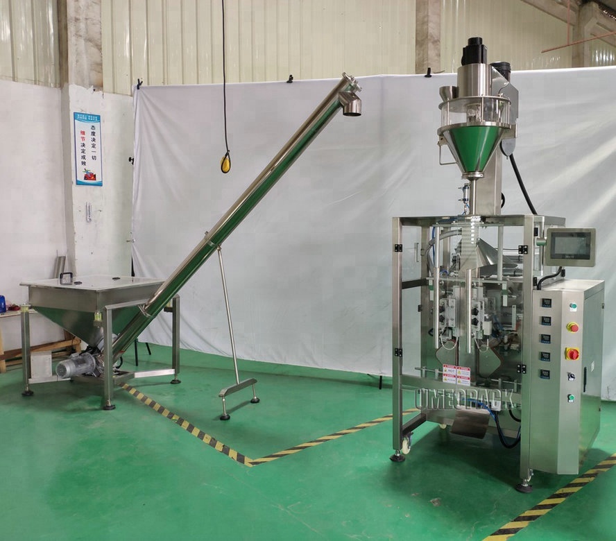 UMEOPACK 2 year warranty China low price small plastic bag gusset bag automatic used cocoa powder filling and packing ma