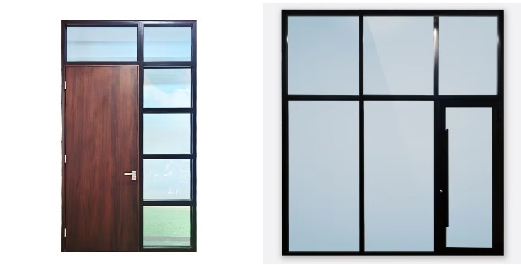 Folding Screen Slimline Tall Doors And Windows Ultra Narrow Double Glass Aluminum Alloy Profile