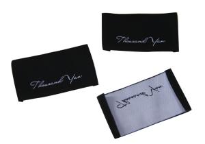Wholesale Jacket Main Crochet Clothing Woven Labels White Soft Edge Customized from china suppliers