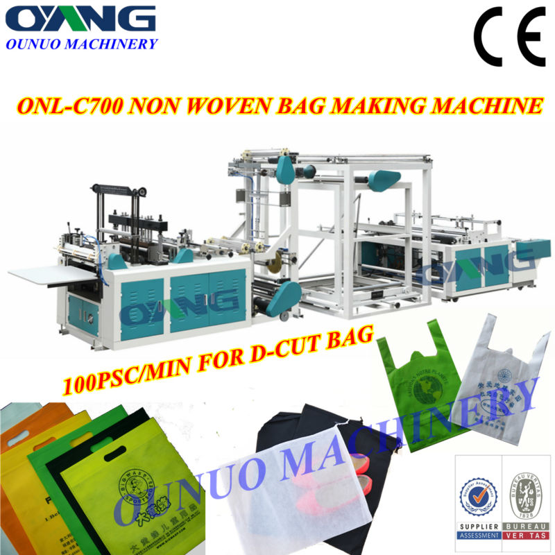 ONL-C700 High speed non woven bag making machine price