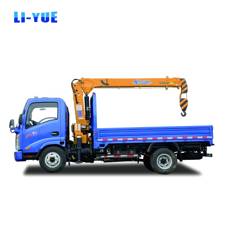 High Performance Mini 3.2 Ton Hydraulic Mobile Lorry Crane With Stiff Boom