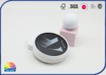 False Eyelashes Package Flat Paper Tube With Visible PET Film Lid
