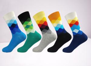 Wholesale Fashion Happy Socks Men , Assorted Colorful Premium Cotton Sock For Women from china suppliers
