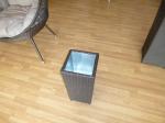 All Weather Waterproof Wicker Flower Pot For Hotel / Cafe Balcony