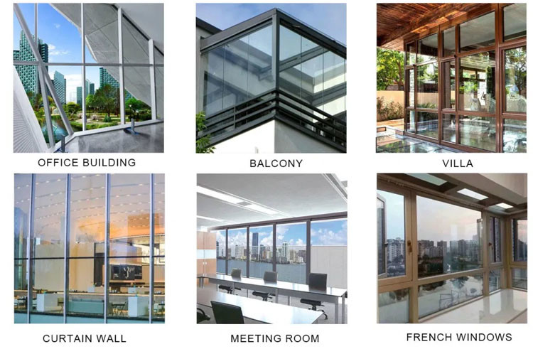 Customized Insulated Glass Units 8+12A+8mm Double Glazing