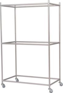 Wholesale garment rack Hotel Linen Trolley Neat design with 4pcs wheels from china suppliers