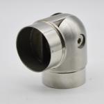 Stainless steel adjustabel tube connector 90 degree, material SS304, finishing