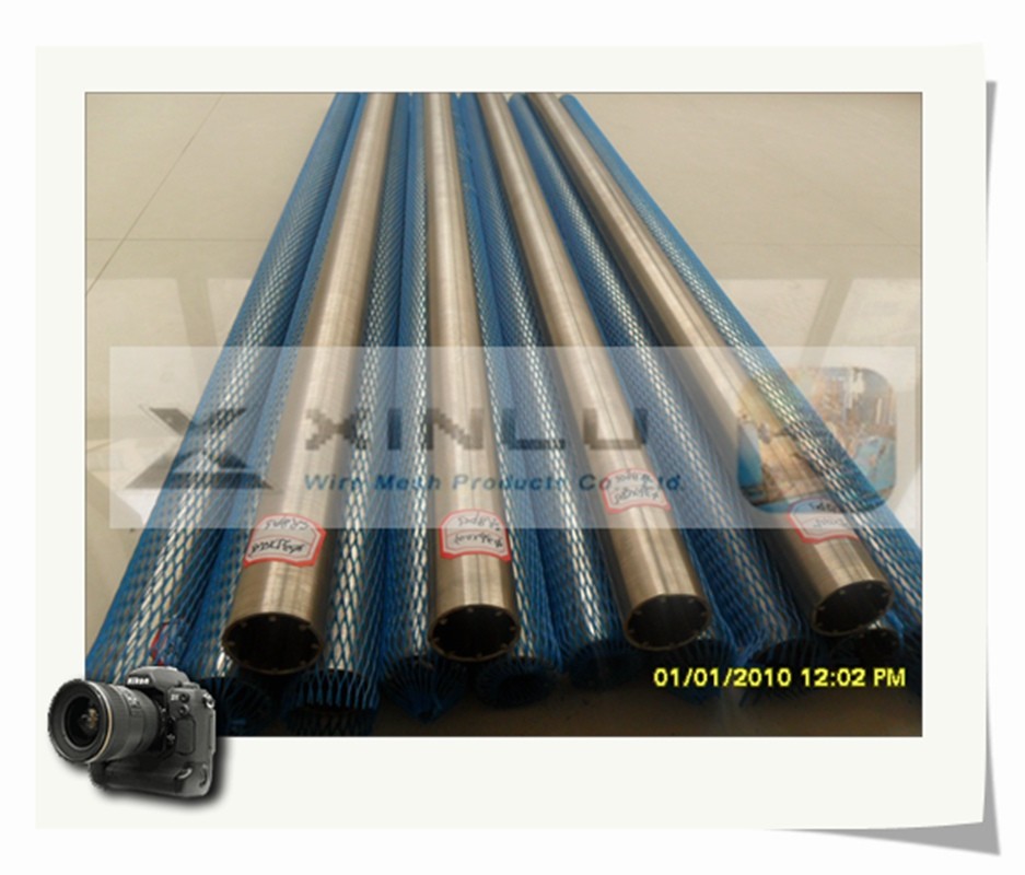 Triangle Wire Mesh Pipe No Sharps LCG AISI 304 Wire Wrap Tube