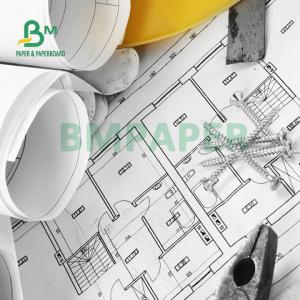 Wholesale Wide Format Inkjet Bond Paper 20lb Uncoated CAD Plotter Paper from china suppliers