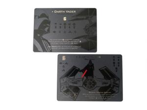 Wholesale OEM Waterproof SS 88x60x0.5mm Metal Playing Cards from china suppliers