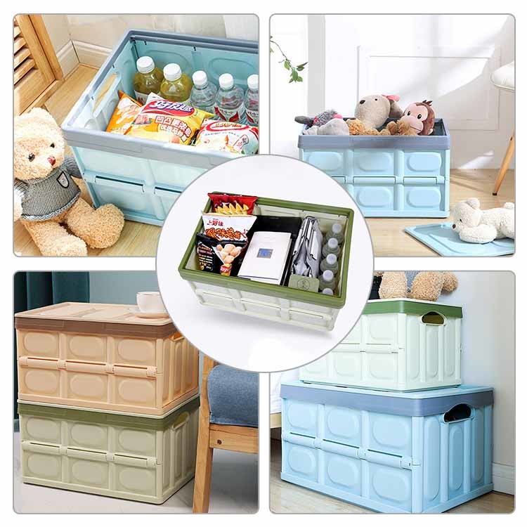 56L Cloth Durable Cube Household Storage Containers For Sundries Dustproof Portable