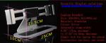 COMER anti-theft laptop notebook desktop display bracket trade show equipment